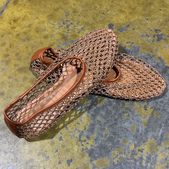 STAUD Shoes - Staud Brown Woven Flats